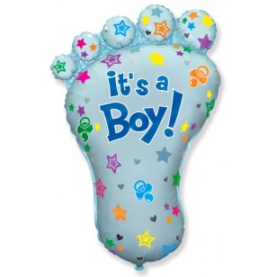 Baby Shower It's A Boy Baby Foot Balloon 